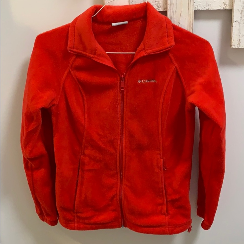 Columbia Red Fleece Jacket
